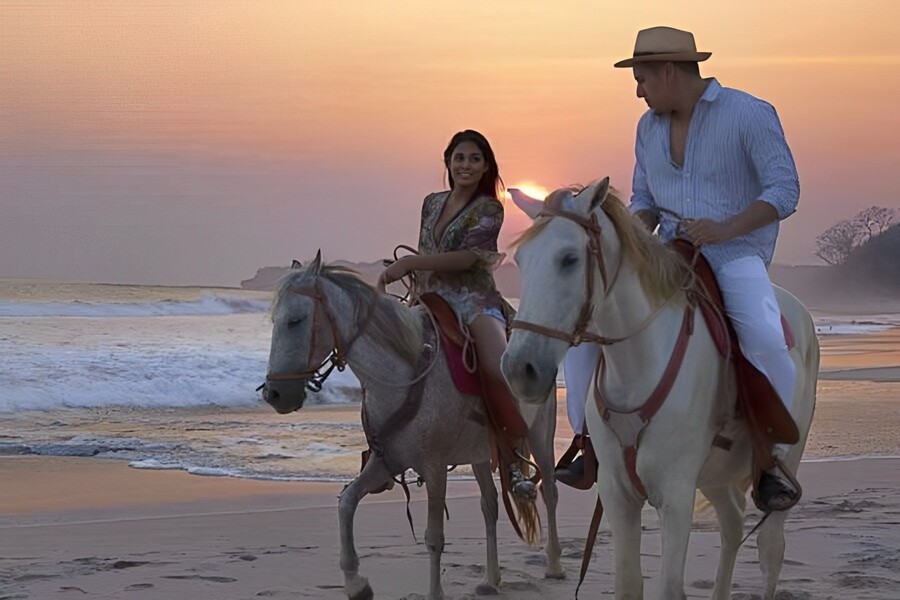 horse riding