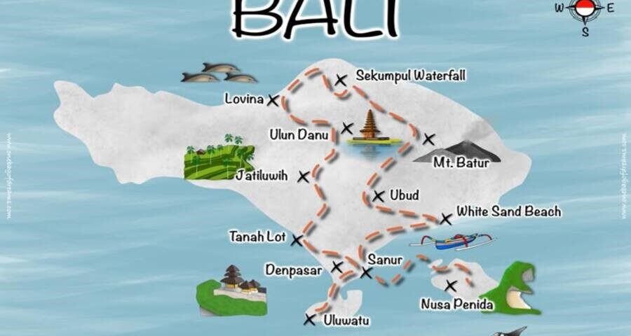 bali 5 itinerary- bali touristic