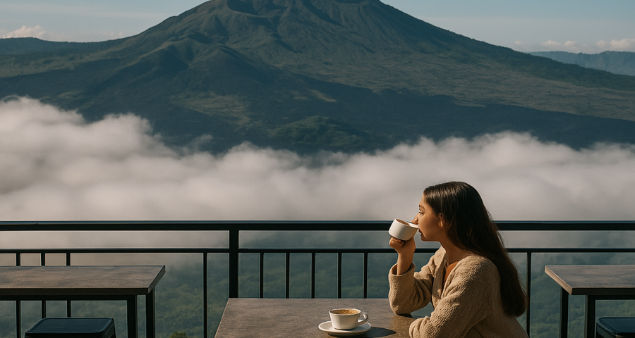 bali kintamani cafe-bali touristic